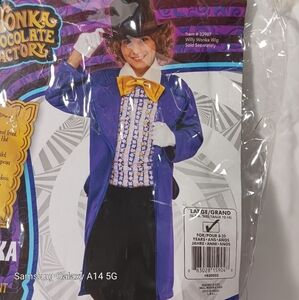 Wille Wonka costume kids sz 8 to 10